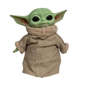 Star Wars Grogu Baby Yoda The Child Plush 11 Inch 2021 Mattel Toy